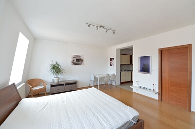 Havlíčkovo náměstí, Žižkov - Prague 3 | Rent, Apartment Studio (1+kk), 44 m²