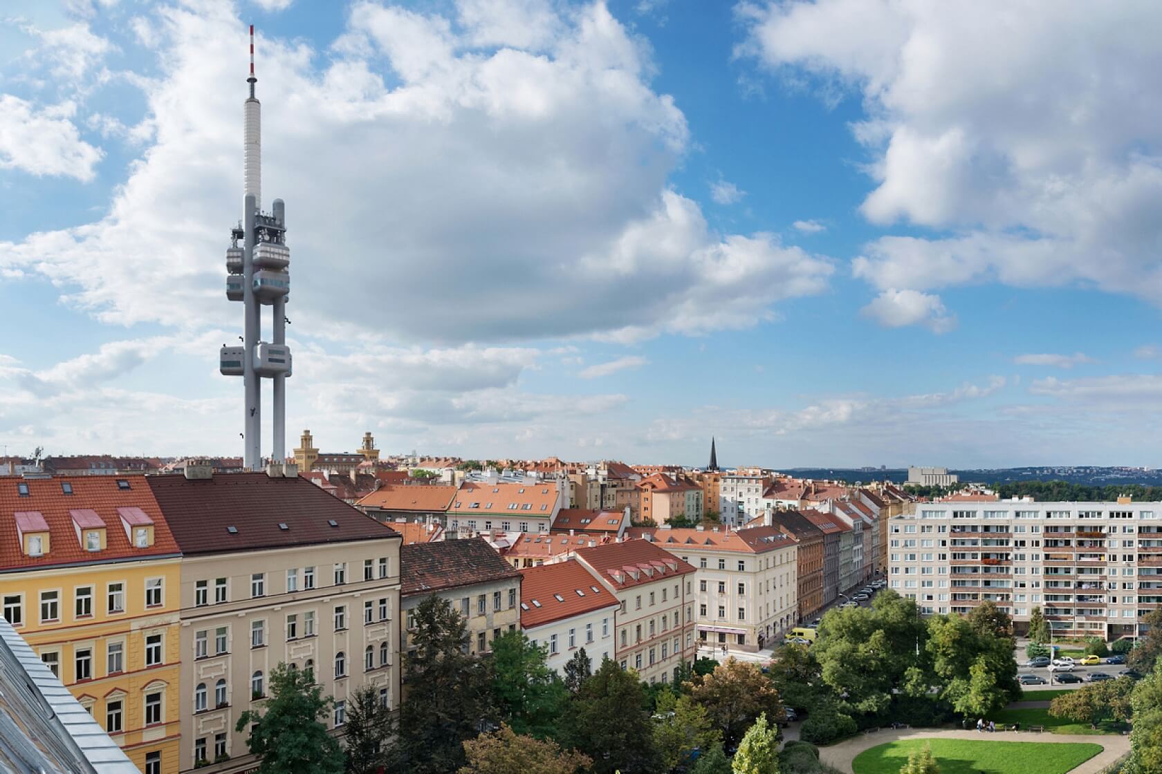 Žižkovo náměstí, Žižkov - Prague 3 | Sale, Apartment Two-bedroom (3+kk), 89 m²