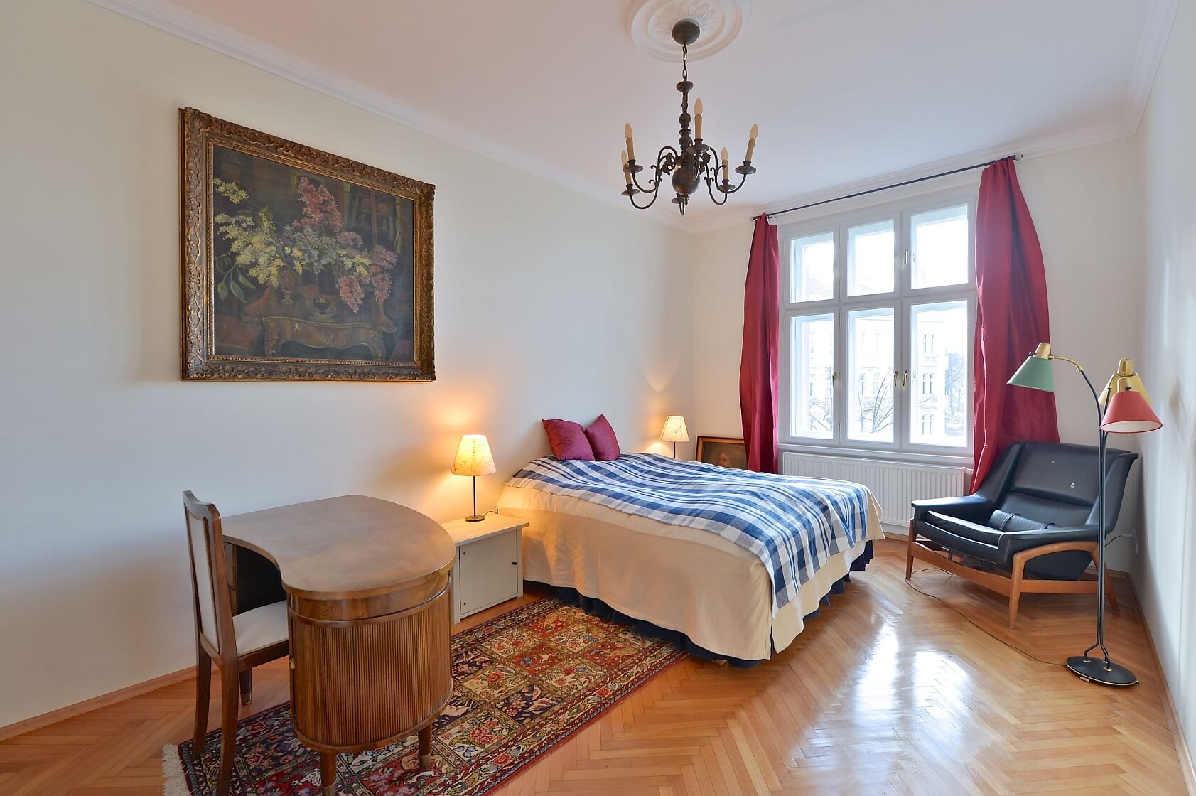 U Rajské zahrady, Žižkov - Prague 3 | Rent, Apartment One-bedroom (2+1), 75 m²