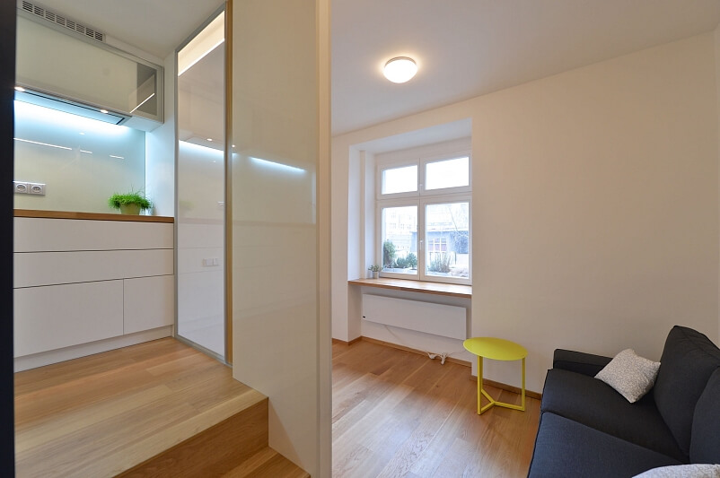 U Pergamenky, Holešovice - Praha 7 | Pronájem, Byt 1+kk, 24 m²