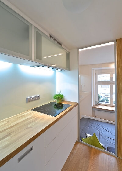 U Pergamenky, Holešovice - Prague 7 | Rent, Apartment Studio (1+kk), 24 m²