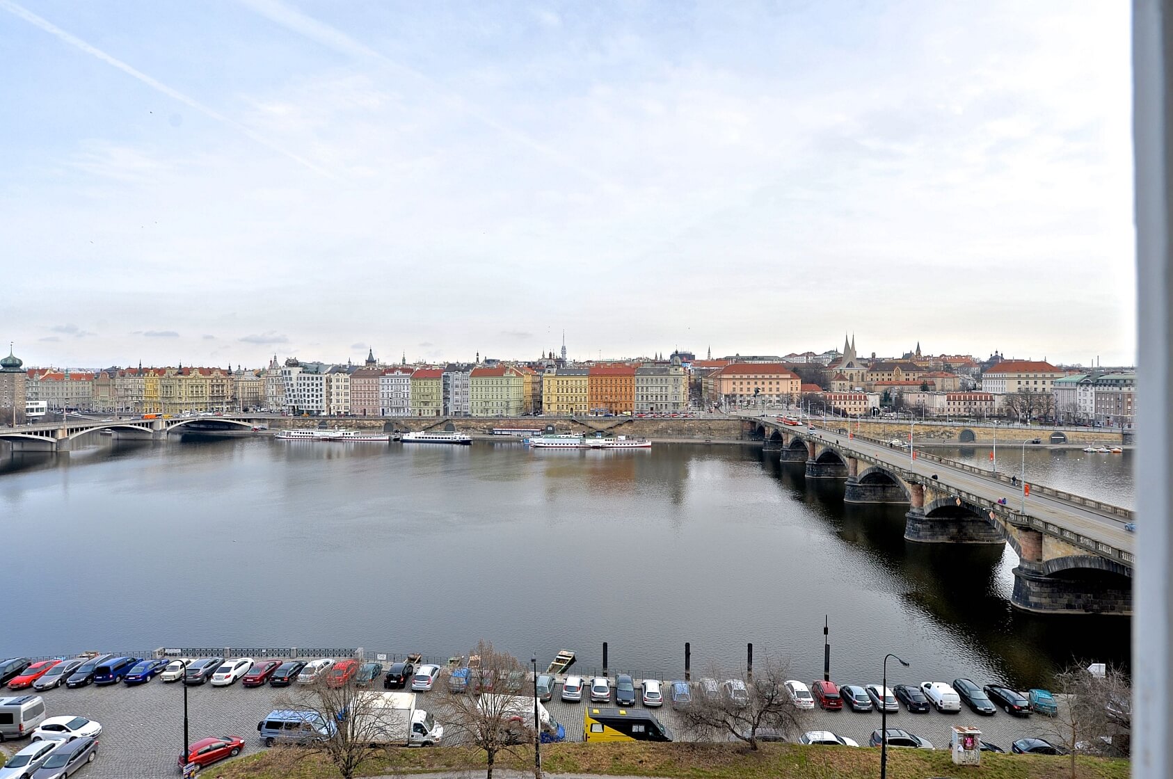 Janáčkovo nábřeží, Smíchov - Prague 5 | Rent, Apartment Two-bedroom (3+1), 128 m²