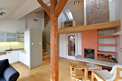 Seifertova, Žižkov - Prague 3 | Rent, Apartment Two-bedroom (3+kk), 100 m²