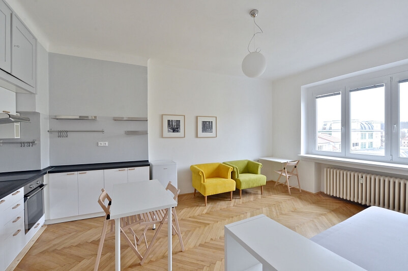 Dělnická, Holešovice - Prague 7 | Rent, Apartment Studio (1+kk), 31 m²