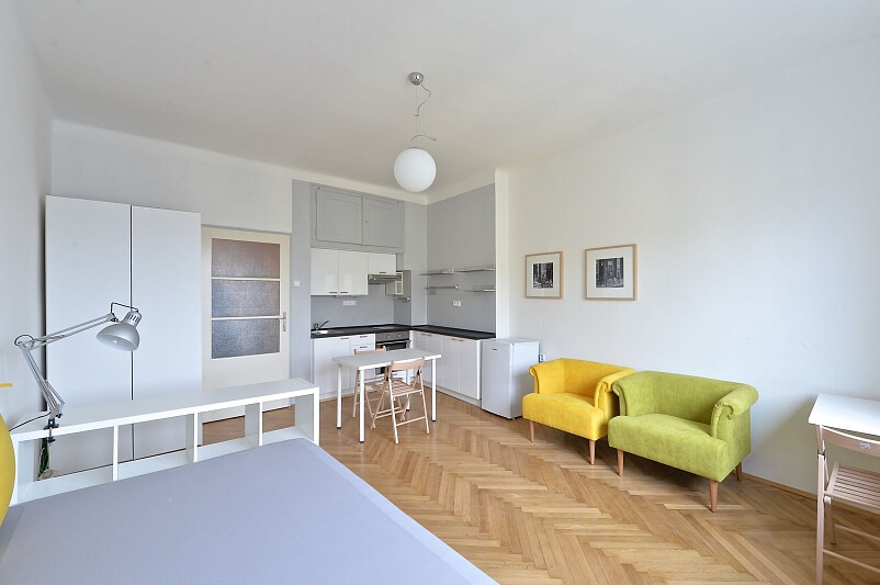 Dělnická, Holešovice - Prague 7 | Rent, Apartment Studio (1+kk), 31 m²
