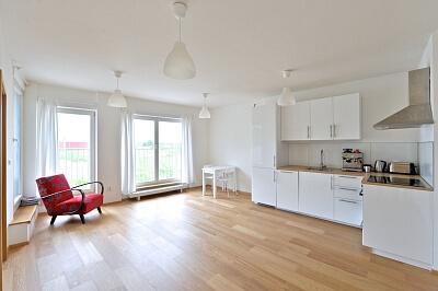 U Sladovny, Velká Chuchle - Prague 5 | Rent, Apartment Two-bedroom (3+kk), 61 m²
