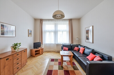 Krkonošská, Vinohrady - Prague 2 | Rent, Apartment One-bedroom (2+1), 57 m²