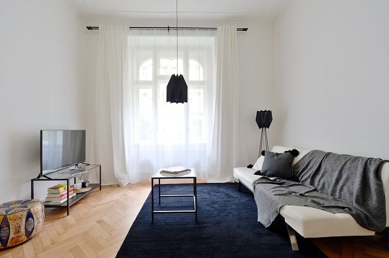 Šmeralova, Bubeneč - Prague 7 | Rent, Apartment One-bedroom (2+kk), 48 m²