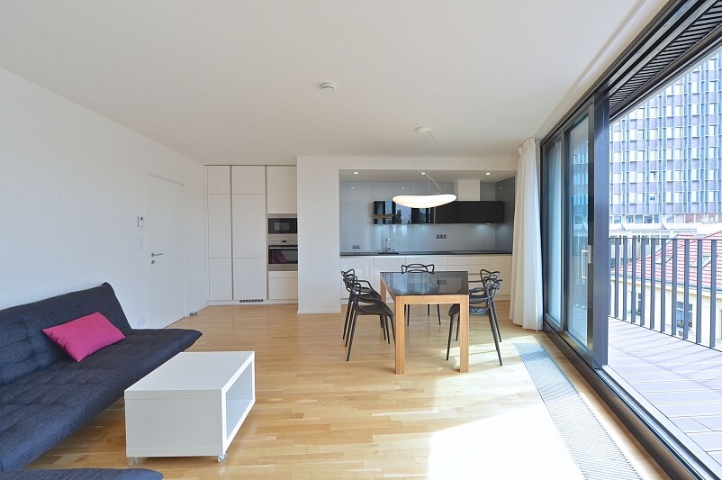 Kischova, Pankrác - Prague 4 | Rent, Apartment Two-bedroom (3+kk), 96 m²