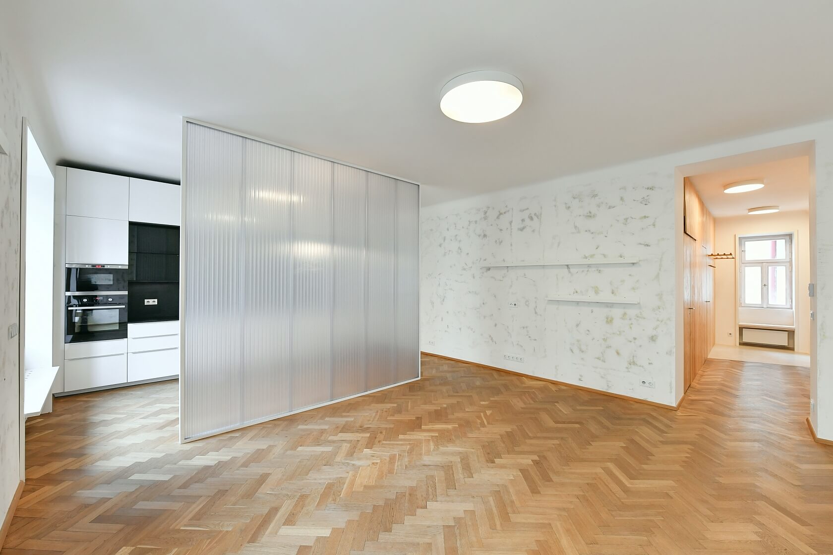 Ostromečská, Žižkov - Prague 3 | Rent, Apartment Two-bedroom (3+kk), 84 m²