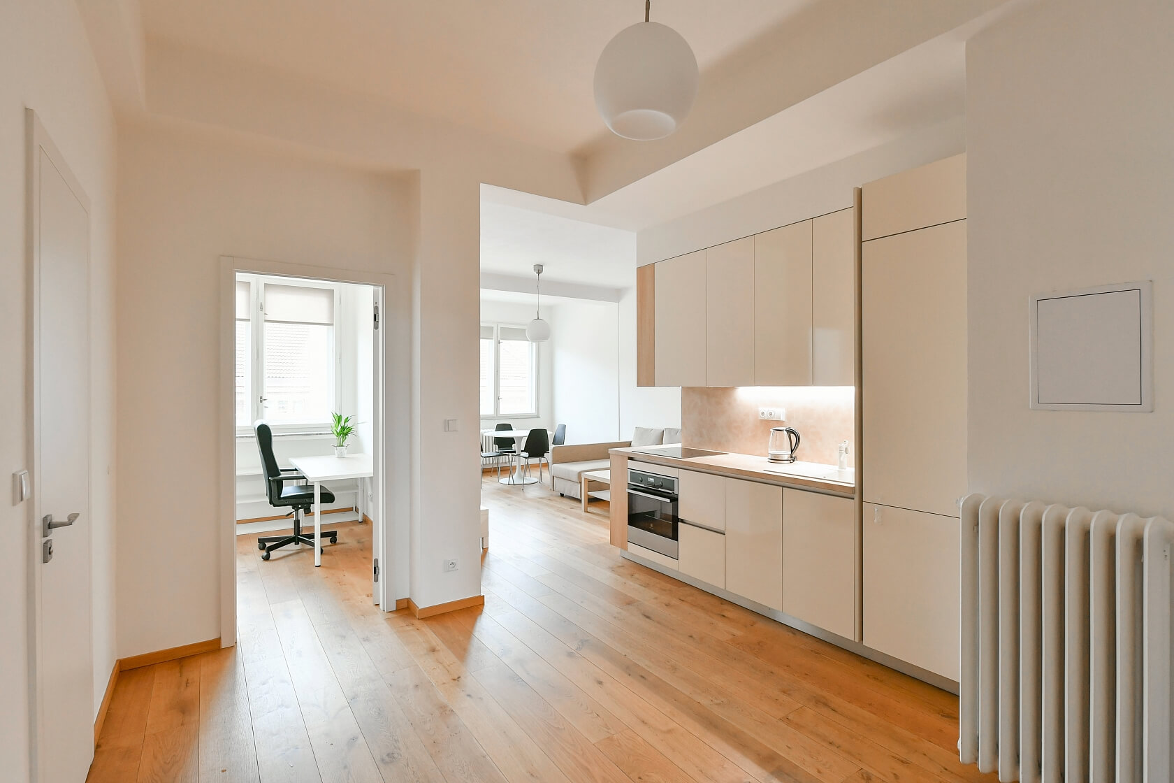 Jičínská, Vinohrady - Prague 3 | Rent, Apartment Two-bedroom (3+kk), 82 m²