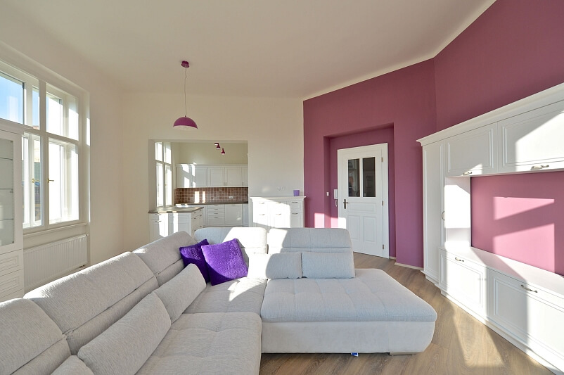 Světova, Libeň - Prague 8 | Rent, Apartment One-bedroom (2+kk), 76 m²
