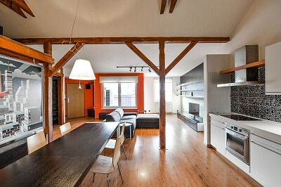 Ortenovo náměstí, Holešovice - Praha 7 | Pronájem, Byt 3+kk, 91 m²