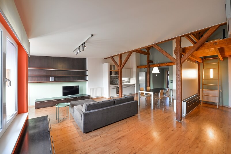 Ortenovo náměstí, Holešovice - Prague 7 | Rent, Apartment Two-bedroom (3+kk), 91 m²