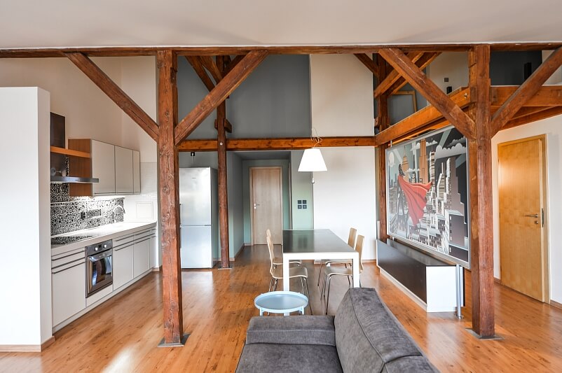 Ortenovo náměstí, Holešovice - Praha 7 | Pronájem, Byt 3+kk, 91 m²