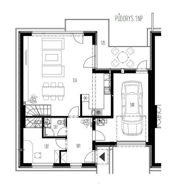 Půdorys 1