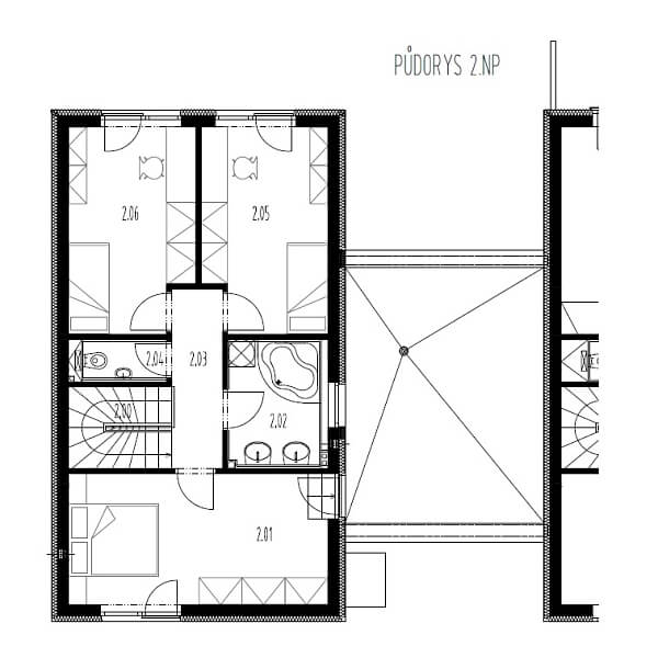 Půdorys 2