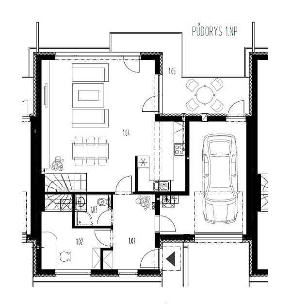 Půdorys 1