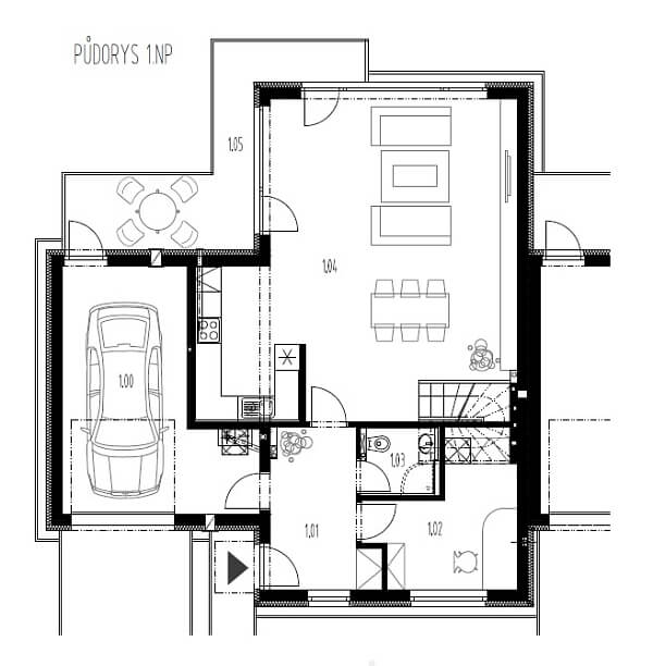 Půdorys 1