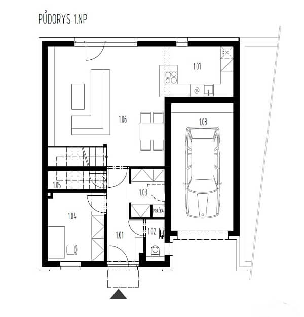 Půdorys 1