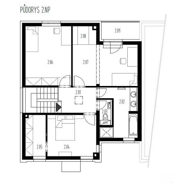 Půdorys 2