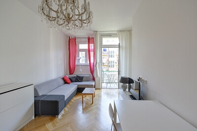 Eliášova, Bubeneč - Prague 6 | Rent, Apartment Studio (1+kk), 24 m²