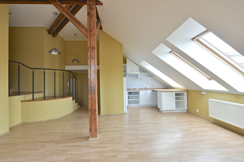 Za Strahovem, Břevnov - Prague 6 | Rent, Apartment One-bedroom (2+kk), 86 m²