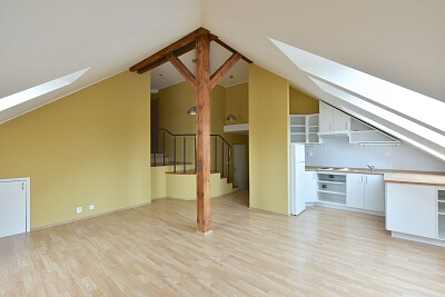Za Strahovem, Břevnov - Prague 6 | Rent, Apartment One-bedroom (2+kk), 86 m²