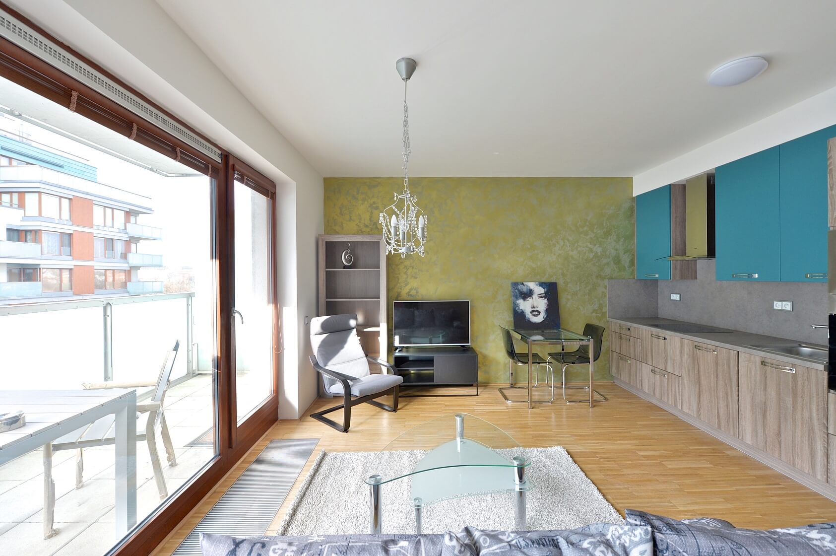 Rohanské nábřeží, Karlín - Praha 8 | Pronájem, Byt 1+kk, 47 m²