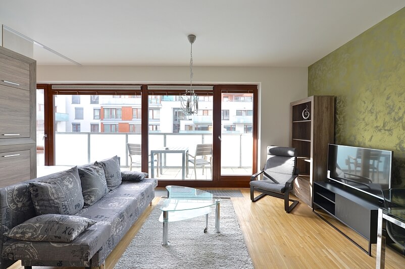 Rohanské nábřeží, Karlín - Prague 8 | Rent, Apartment Studio (1+kk), 47 m²