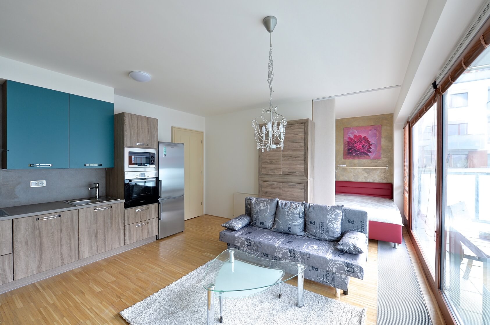 Rohanské nábřeží, Karlín - Praha 8 | Pronájem, Byt 1+kk, 47 m²