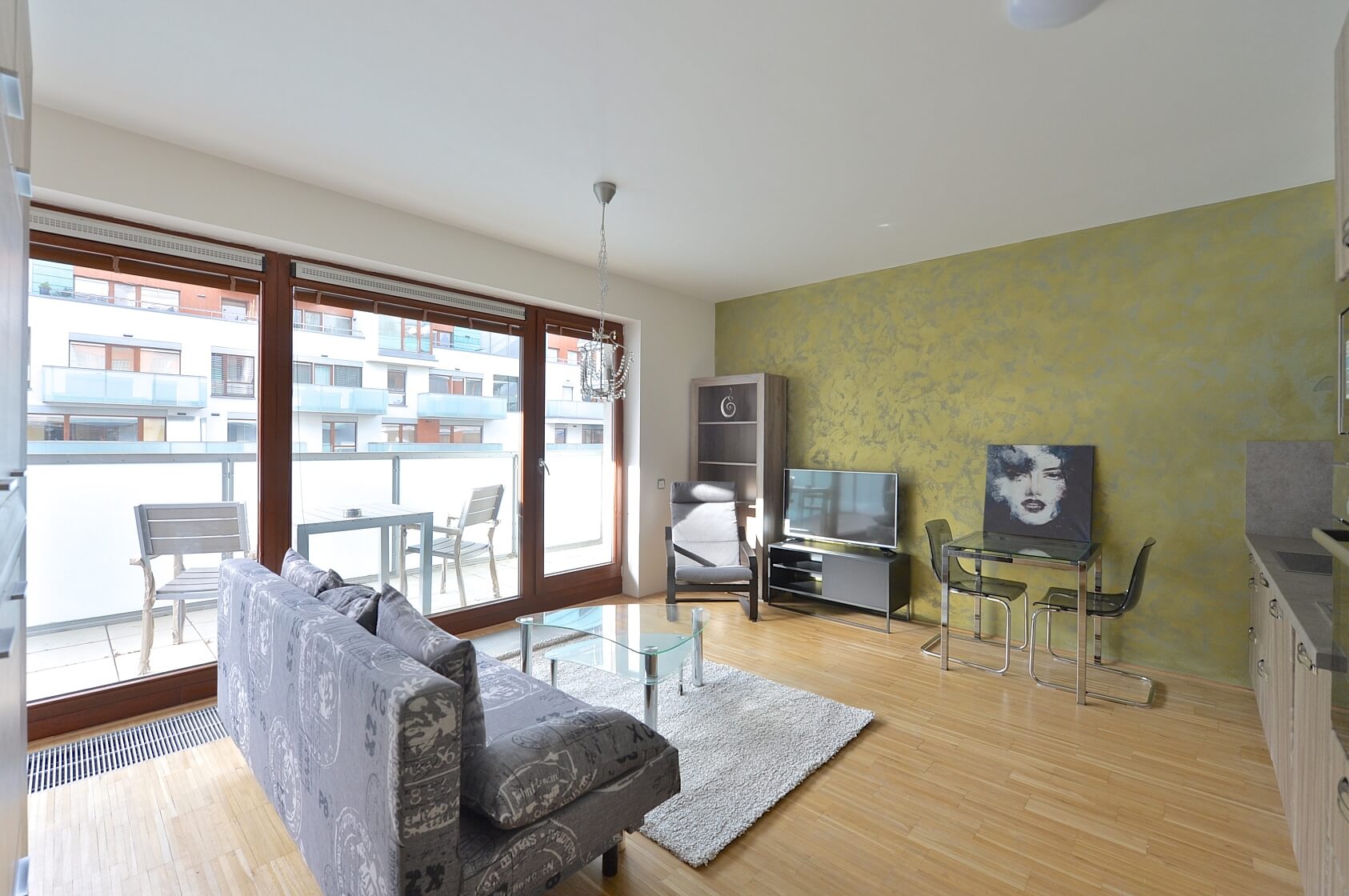 Rohanské nábřeží, Karlín - Praha 8 | Pronájem, Byt 1+kk, 47 m²