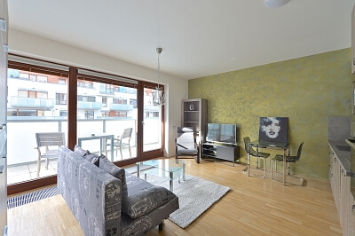 Rohanské nábřeží, Karlín - Prague 8 | Rent, Apartment Studio (1+kk), 47 m²