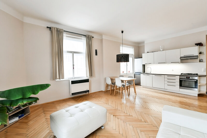 Žitomírská, Vršovice - Prague 10 | Rent, Apartment One-bedroom (2+kk), 64 m²
