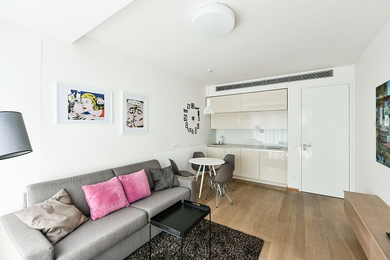 Purkyňova, Nové Město - Prague 1 | Rent, Apartment One-bedroom (2+kk), 50 m²