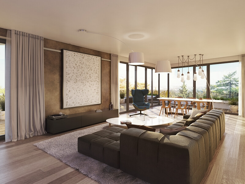 Pod Ateliéry, Hlubočepy - Prague 5 | Sale, Apartment Two-bedroom (3+kk), 87 m²