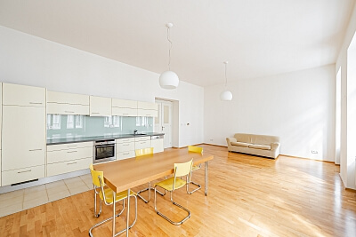 Pod Slovany, Nové Město - Prague 2 | Rent, Apartment Two-bedroom (3+kk), 97 m²