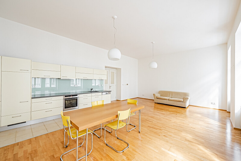 Pod Slovany, Nové Město - Prague 2 | Rent, Apartment Two-bedroom (3+kk), 97 m²