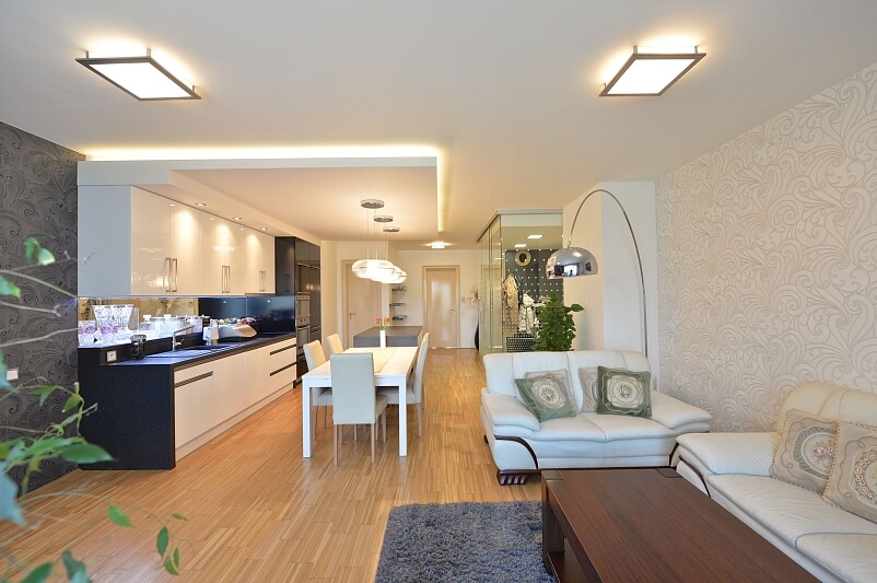 Rohanské nábřeží, Karlín - Prague 8 | Rent, Apartment Two-bedroom (3+kk), 127 m²