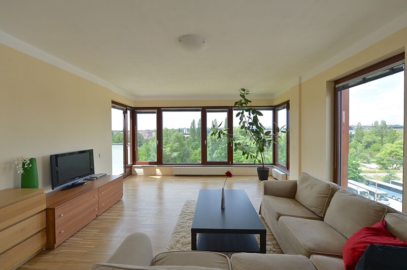 Rohanské nábřeží, Karlín - Prague 8 | Rent, Apartment Two-bedroom (3+kk), 147 m²