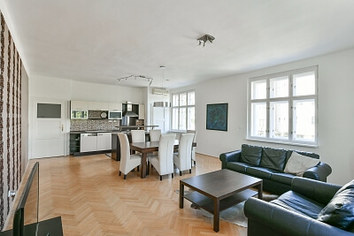 Zelená, Dejvice - Prague 6 | Rent, Apartment Two-bedroom (3+kk), 102 m²