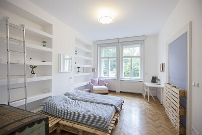 Kladská, Vinohrady - Praha 2 | Pronájem, Byt 4+kk, 114 m²