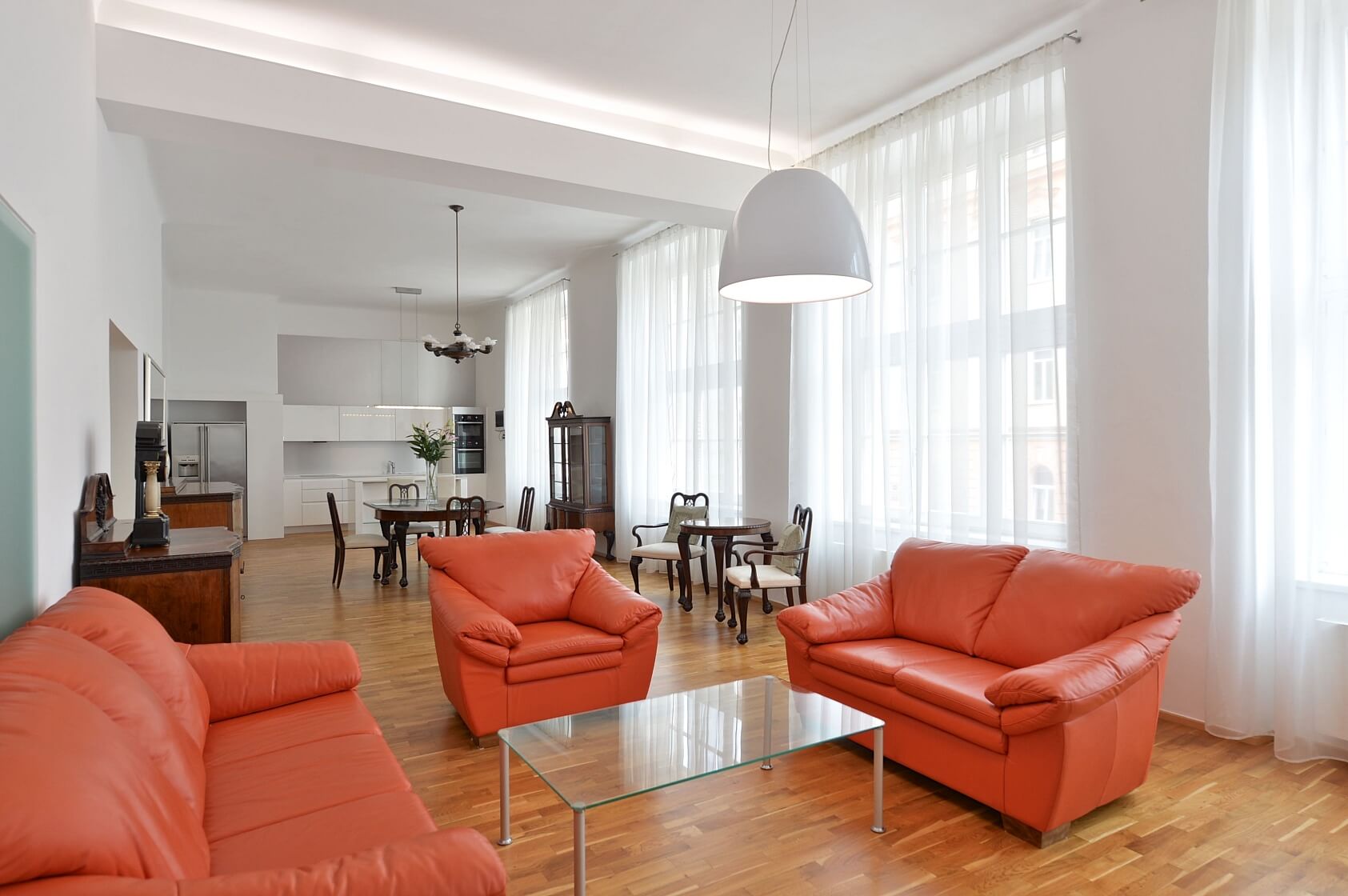 Koldínova, Žižkov - Prague 3 | Rent, Apartment One-bedroom (2+kk), 136 m²
