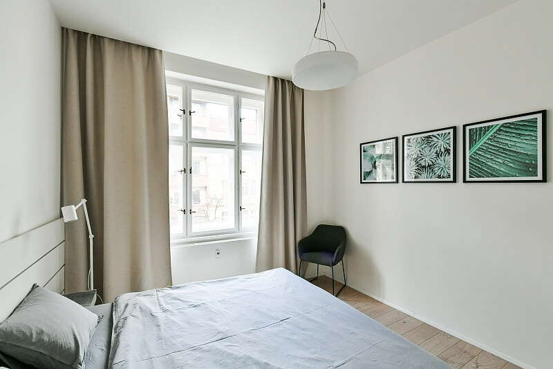 Lucemburská, Vinohrady - Prague 3 | Rent, Apartment One-bedroom (2+1), 50 m²