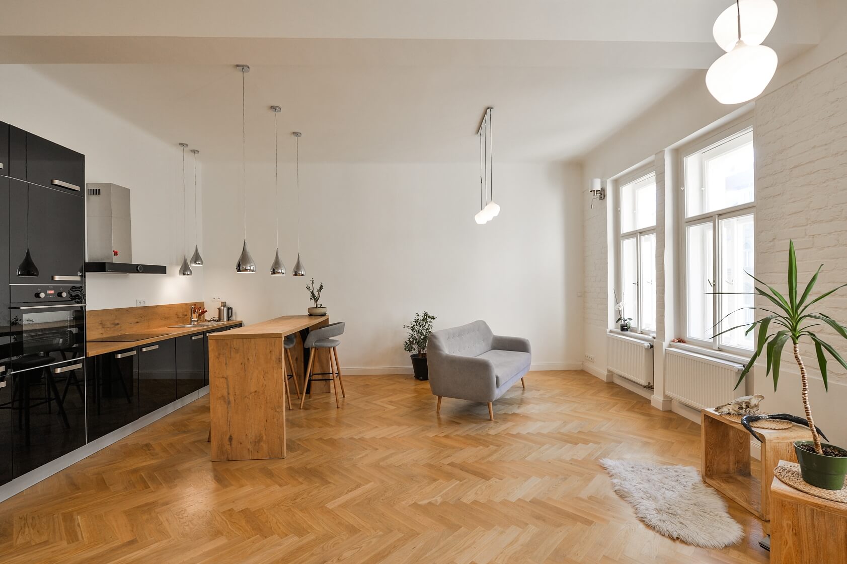 Moravská, Vinohrady - Prague 2 | Rent, Apartment One-bedroom (2+kk), 72 m²