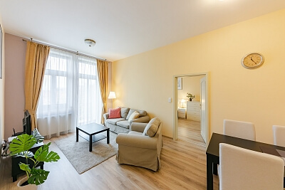 Máchova, Vinohrady - Prague 2 | Rent, Apartment Two-bedroom (3+kk), 66 m²