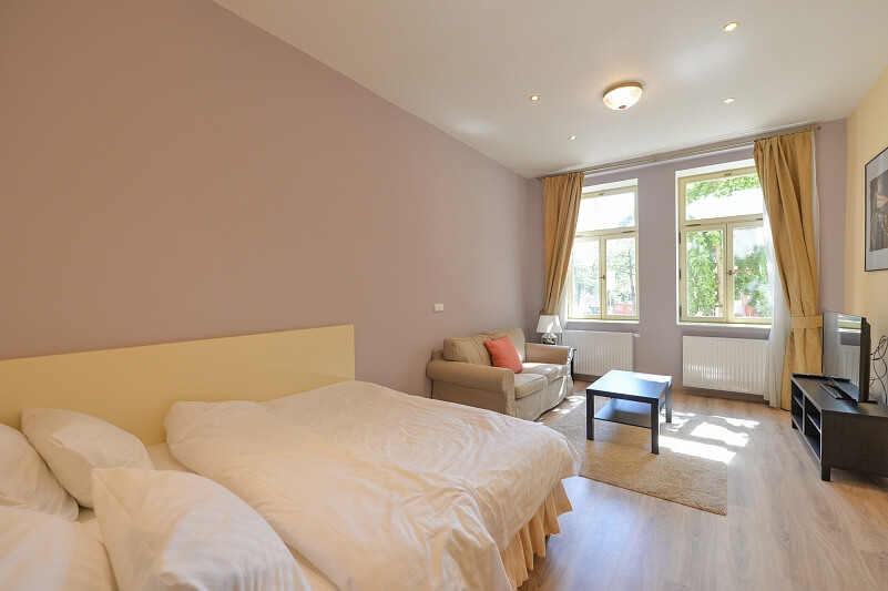 Máchova, Vinohrady - Prague 2 | Rent, Apartment Studio (1+1), 40 m²