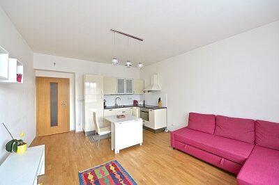 Plzeňská, Smíchov - Prague 5 | Rent, Apartment One-bedroom (2+kk), 62 m²