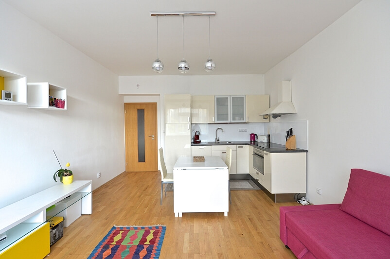 Plzeňská, Smíchov - Prague 5 | Rent, Apartment One-bedroom (2+kk), 62 m²