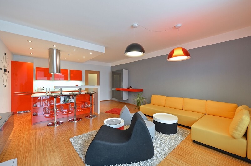 U Uranie, Holešovice - Prague 7 | Rent, Apartment One-bedroom (2+kk), 78 m²